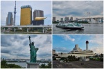 Barco en río Sumida y Odaiba