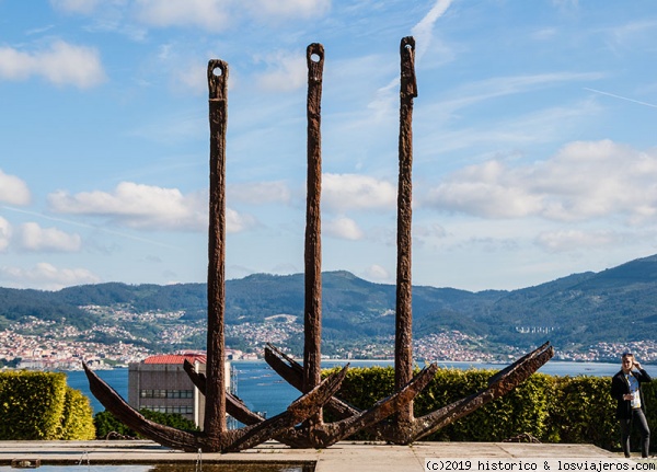 Monumento a los Galeones de Rande
Se encuentra en la subida al monte O Castro de Vigo
