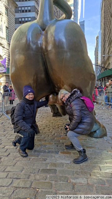 Toro de Wall Street Nueva York
Típica foto del Toro de Wall Street en Nueva York para atraer a la suerte
