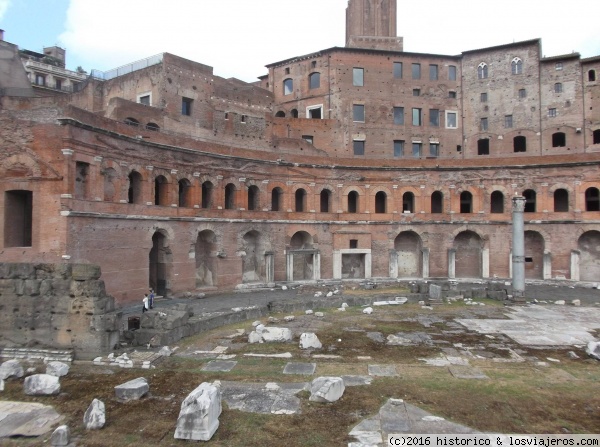 Mercado de Trajano
Foto hecha en mi viaje a Roma el 12/05/2016
