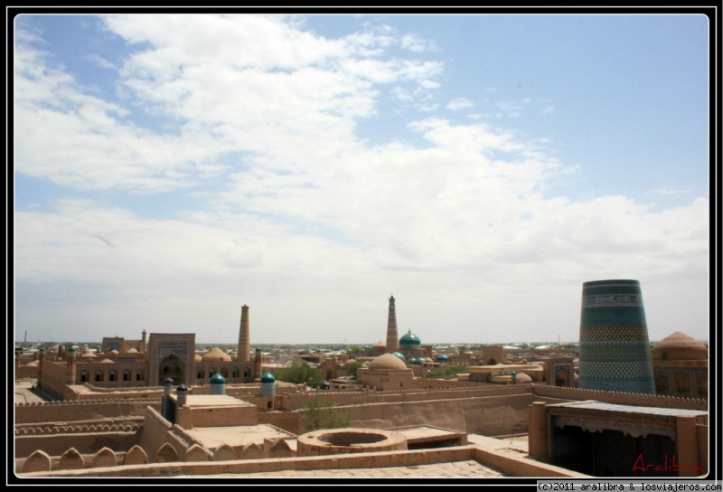 Foro de Uzbekistan: Khiva, vista general.
