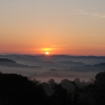 Amanecer en la Toscana