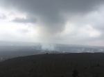 Vistas desde Chain os crater road. Hawaii