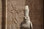 Horus, templo de Edfu
Horus, Edfu, Estatua, Lúxor, Asuán, templo, paradas, obligatorias, entre