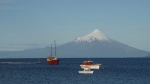 El volcán Osorno presidiendo el lago Llanquihue