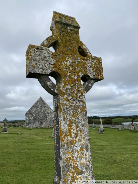 Cruz celta en Clonmacnoise
Cruz celta en las ruinas de Clonmacnoise
