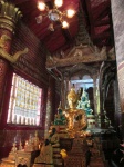 Interior del templo Wat Mai Suwannaphumaham, Luang Prabang