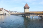 Puente cubierto
Puente, Luzerna, cubierto, sobre, lago