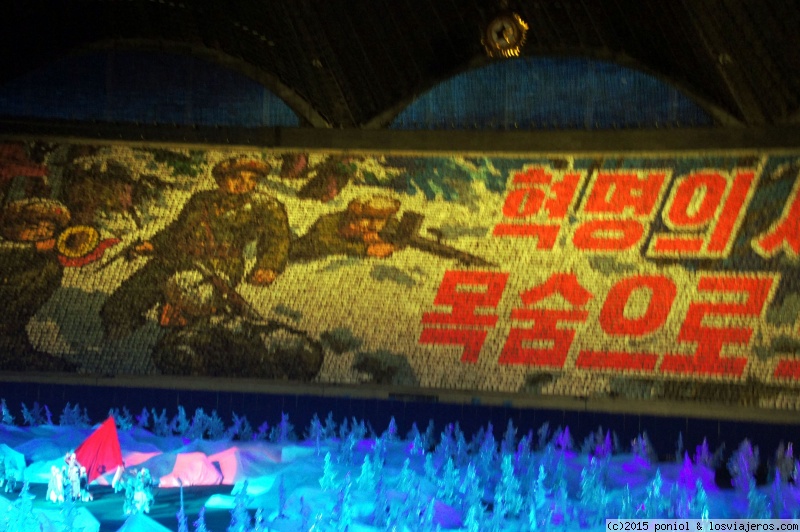Forum of Agencias: Festival Arirang. Pyongyang, Korea del Norte.