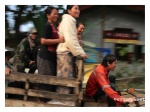Campesinos regresando a casa en Camboya