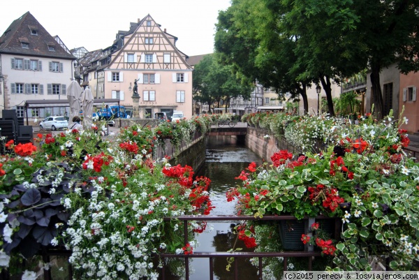 Canal en Colmar, Alsacia
Uno de los puntos más bonitos de la ciudad de Colmar es alrededor del canal que la cruza.
