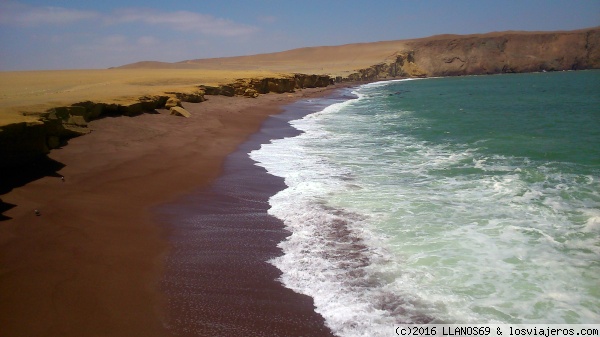 R.N. DE PARACAS
PLAYA ROJA EN PARACAS. PRECIOSA
