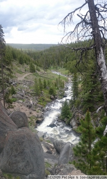 Valle Firehole
Vista del valle del rio Firehole desde Mistyc Falls
