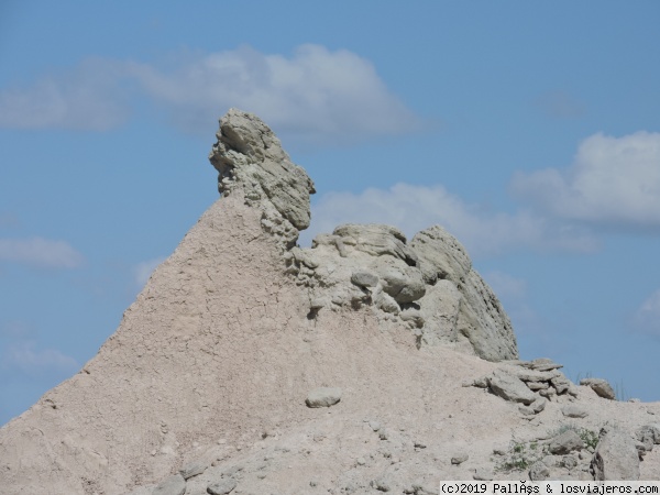 Camello de piedra
Curiosas formaciones de las rocas en Badlands National Park. Dakota del Sur
