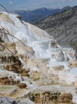 Mammoth Hot Spring
Mammoth, Spring, Terrazas, Yellowstone, primer, plano, cumbres, fondo