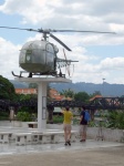 Helicoptero en el museo de la guerra