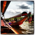 Barcas en el chao phraya