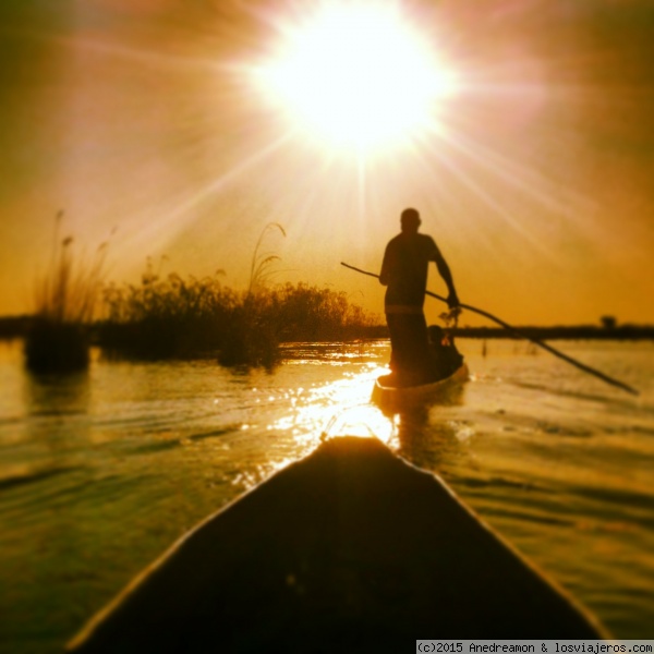 Okavango delta
Paseo en mokoro
