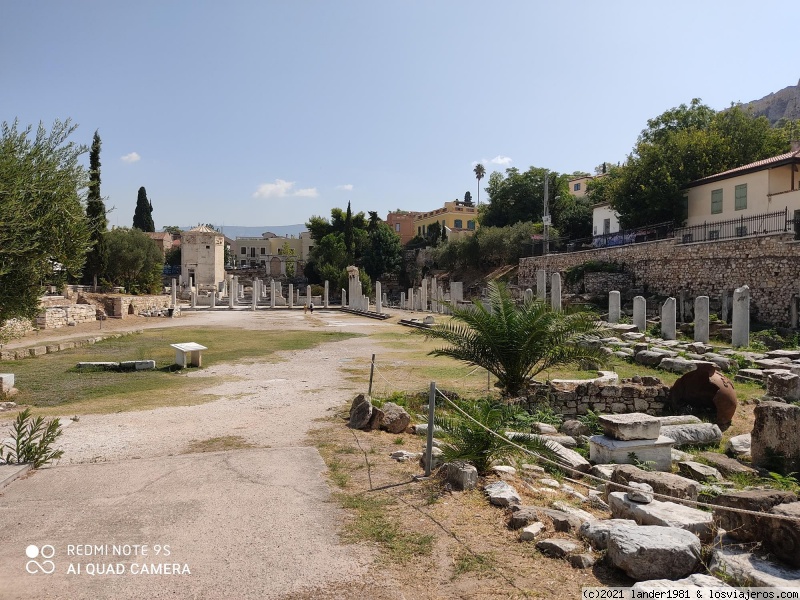 Grecia por Libre en Septiembre 2020 - Blogs de Grecia - Atenas parte 1 de 3: olympeion, partenón, ágora romana y biblioteca de Adriano (5)
