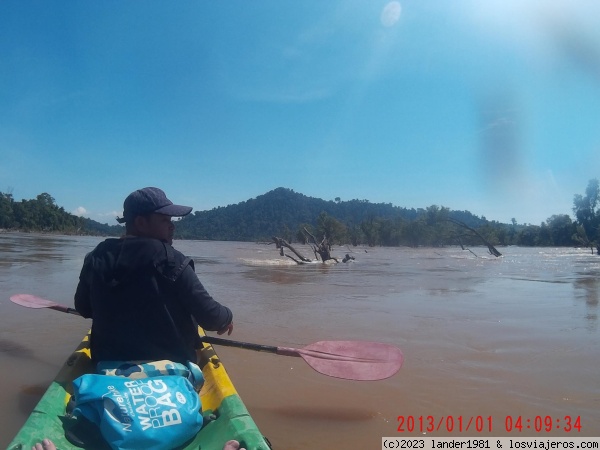 kayak en el Mekong, Don Det
kayak en el Mekong, Don Det
