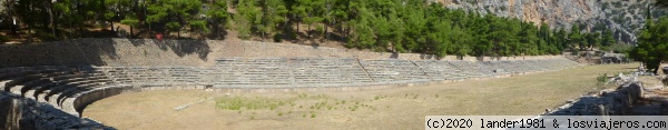 Estadio olímpico de Delfos
Estadio olímpico de Delfos, el mejor conservado de todos los que visité en Grecia.
