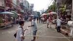 preparacion del mercado sunday market en chinag mai