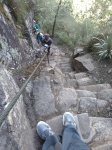 escaleras a Wayna Picchu