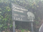 Entrada al parque nacional de Corcovado