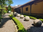 esferas de piedra en el museo nacional de Costa Rica en San José