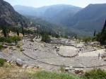 Teatro y templo de Apolo en Delfos
Delfos, teatro, templo, apolo