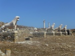 leones de Naxos en Delos