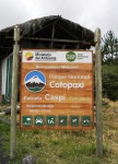 Entrada al Parque Cotopaxi