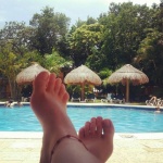 Relax en la piscina del Riu Lupita