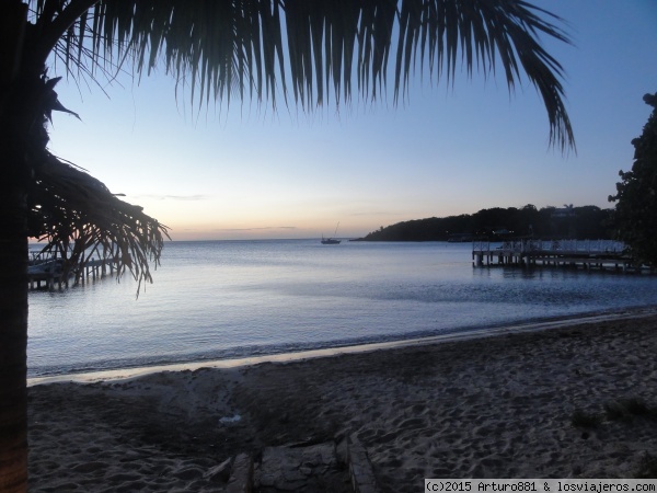 Roatán - West End: Half Moon Bay
Bahía de la Media Luna en West End. Ambiente bohemio, hippie, europeo, mucho encanto. Aquí las playas ceden el protagonismo al mar, al arrecife coralino, al snorkel, buceo,....
