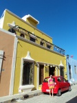 Nuestro coche alquilado, en Campeche