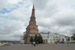 la torre suyumbiké en el Kremlin de Kasan