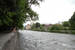 El río Terek en Vladikavkaz