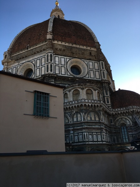 Cúpula de la catedral de Florencia
Cúpula de la catedral de Florencia, obra de Brunelleschi, vista desde la terraza del Museo della Opera del Duomo
