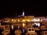 Puerto de Rovinj por la noche