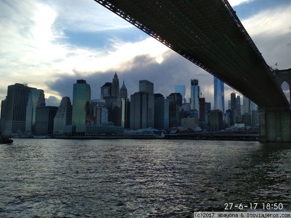 Skyline NYC desde barco
Atardecer
