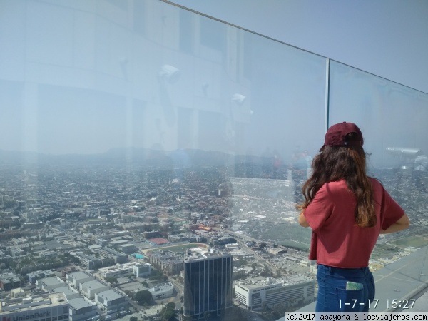 Los Angeles desde el mirador de US Bank Tower
Tiene un mirador muy chulo
