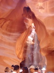 Cañón Antilope, mucha gente