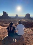 Sunrise in Monument Valley