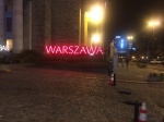 WARSZAWA
WARSZAWA, Letrero, Plac, Defilad, Stalin, luminoso, cerca, pene