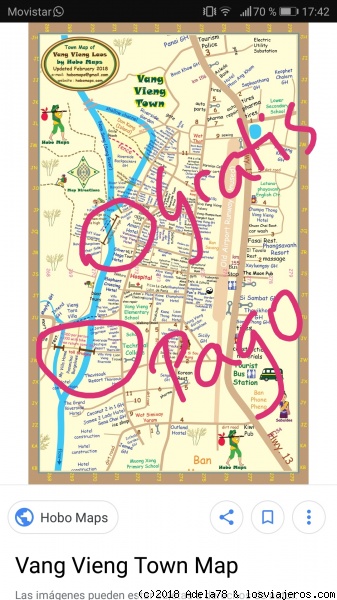 Puente gratuito Vang Vieng
Puente gratuito y de pago en Vang Vieng
