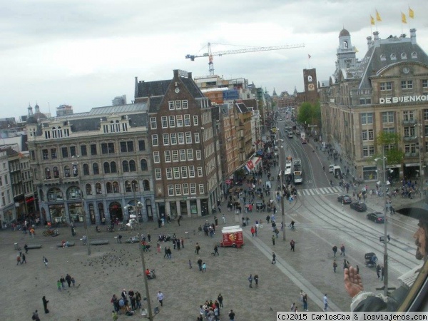 Amsterdam
Vista panorámica del centro de Amsterdam, Holanda, desde lo alto del Museo Madame Tussauds.
