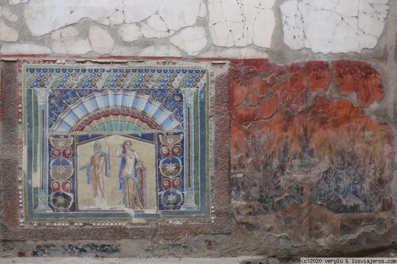 Foro de Herculano en Italia: Mosaico Herculano (La casa de Neptuno y Anfitrite)