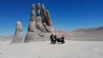 mano del desierto
Parada, Atacama, mano, desierto, obligatoria, cruzando