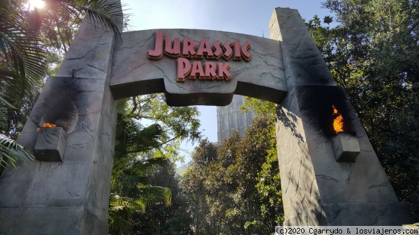 Jurassic Park
Entrada a la zona del Parque Jurásico
