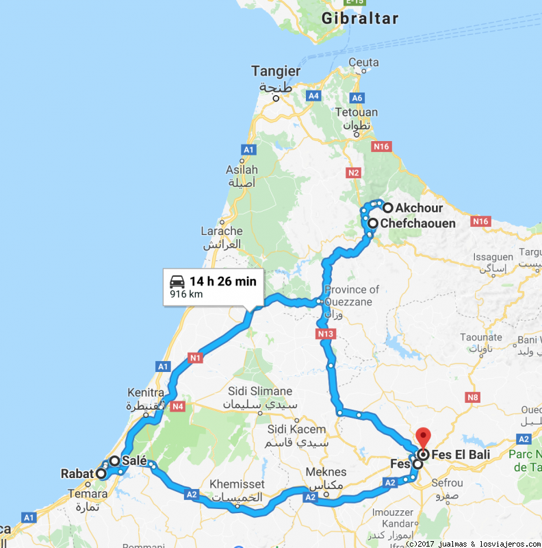 Presupuesto y ruta TOPE 200 E GASTOS - 1 semana en Marruecos solo Fez, Chefchaouen y Rabat (2)